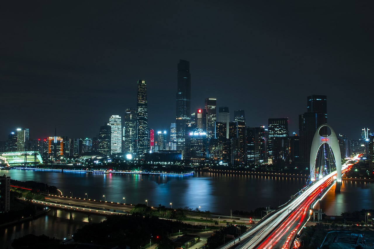 Guangzhou and the Pearl River in China